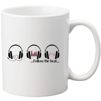 TAZZA BIANCA DA LATTE PER COLAZIONE Follow The Bea