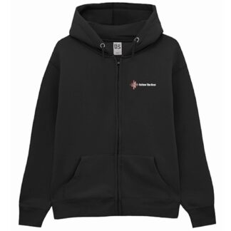 FELPA PREMIUM VARI COLORI Cappuccio Zip Follow The
